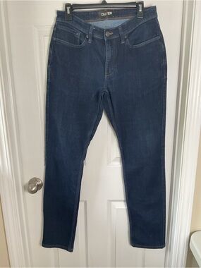 DU/ER Men’s Performance Denim Slim Straight Stretch Jeans Dark Wash 31x34